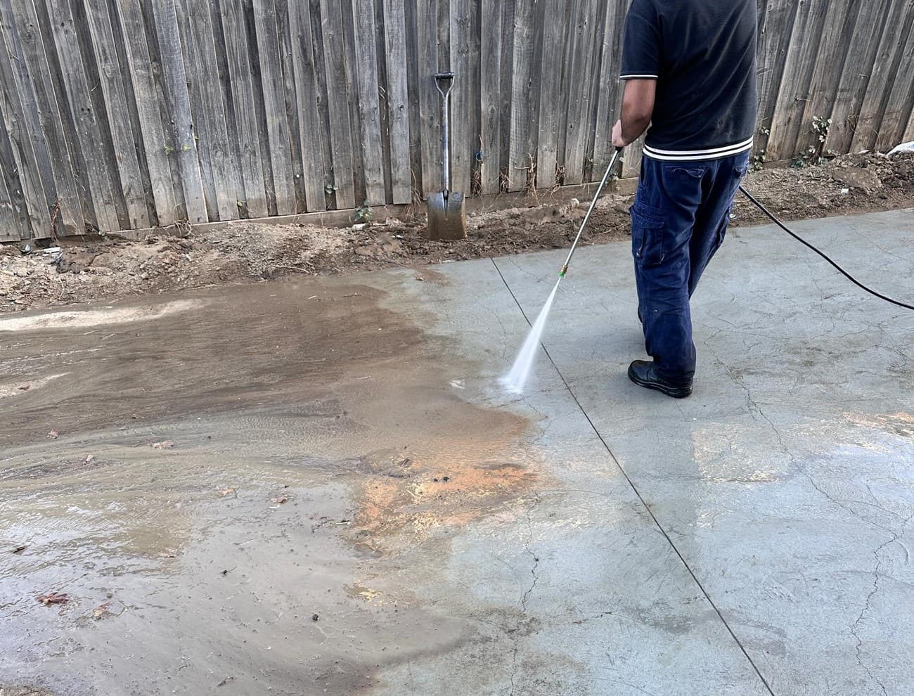 pressure washing